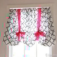 Instant no sew window treatment made using a fitted sheet