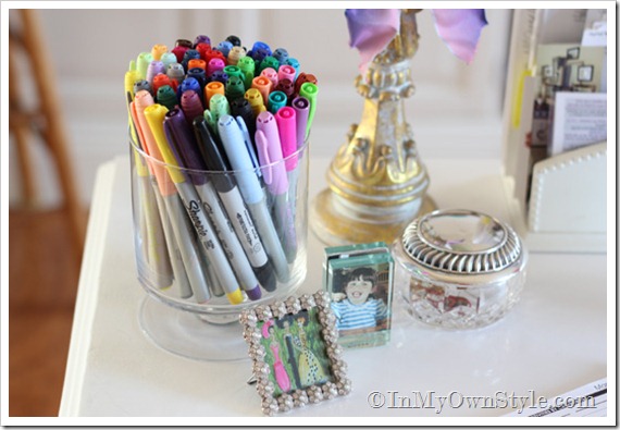 How to organize magic markers