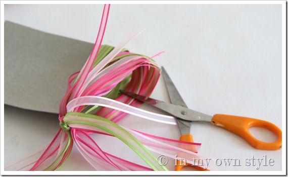How to make a ribbon tassel