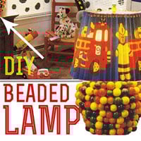 How to make a beaded lamp base