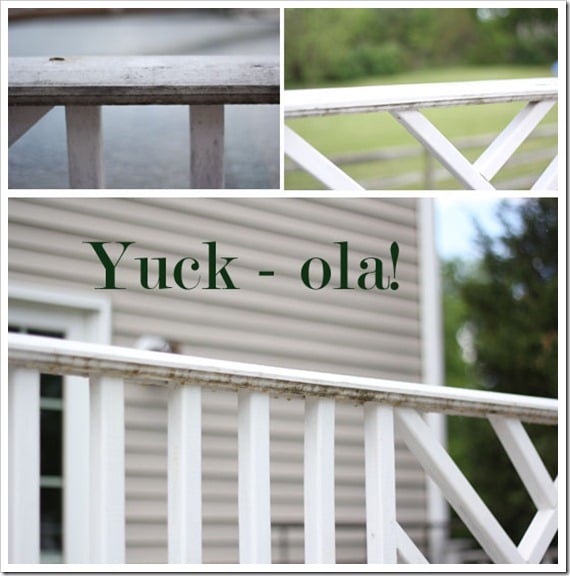 Wood Deck Before Cleaning: Cleaning Outdoors