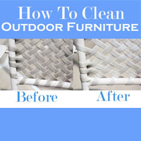 How to Clean outdoor furntiure