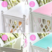 How to make over a thrift store table 4 ways