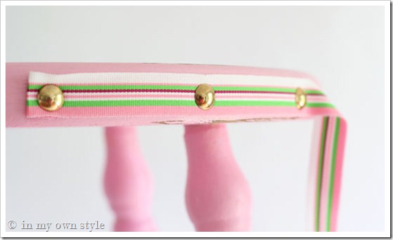 How to add nail head trim to furniture