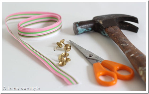 How to add nail head trim to furniture