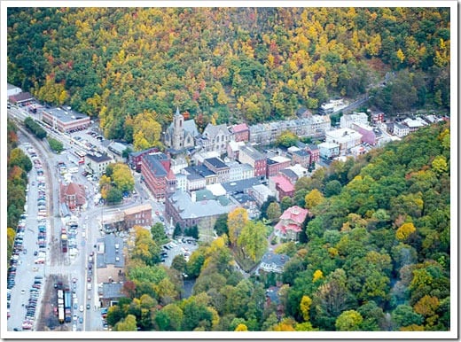 Aerial-View-of-Jim-Thorpe,-