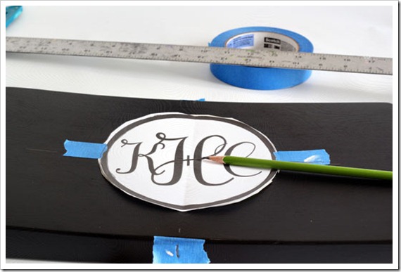 DIY monogram