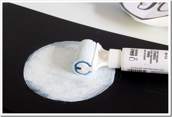 How-to use a foam craft paint roller