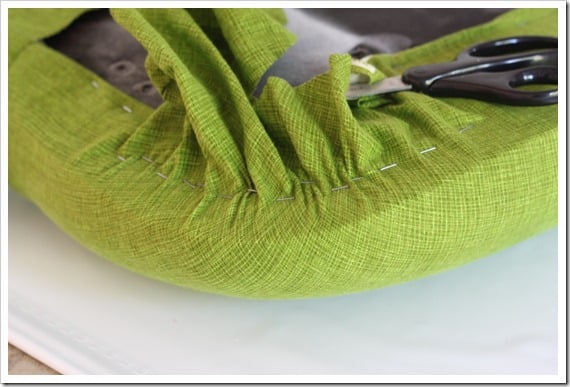 How to cover a seat cushion