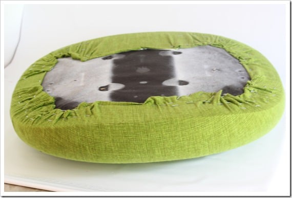 How to cover a seat cushion