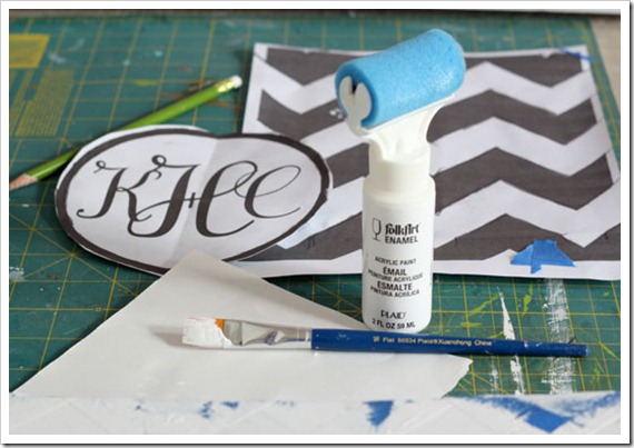 How to draw a chevron pattern