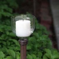 How to make outdoor walkway lights by recycling plastic soda bottles