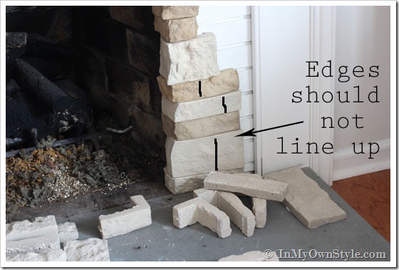 How to makeover a fireplace using Stone