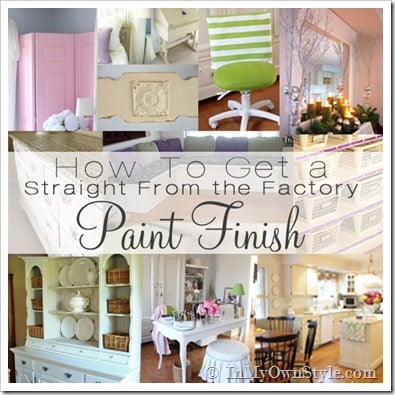 Furniture Painting Tips