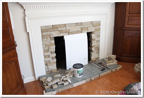 Fireplace Makeover on a Budget