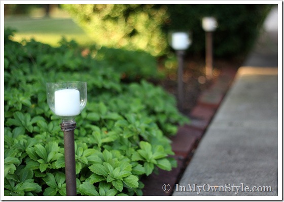 DIY Outdoor Walkway Lights