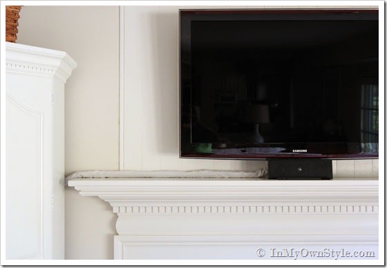 How to cover-Wall mounted TV-cords and wires 