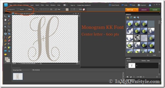 How to make a monogram for your front door