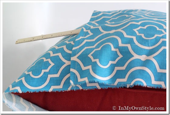 Easy-to-make-pillow-cover tutorial