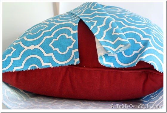 Easy to make pillow cover tutorial