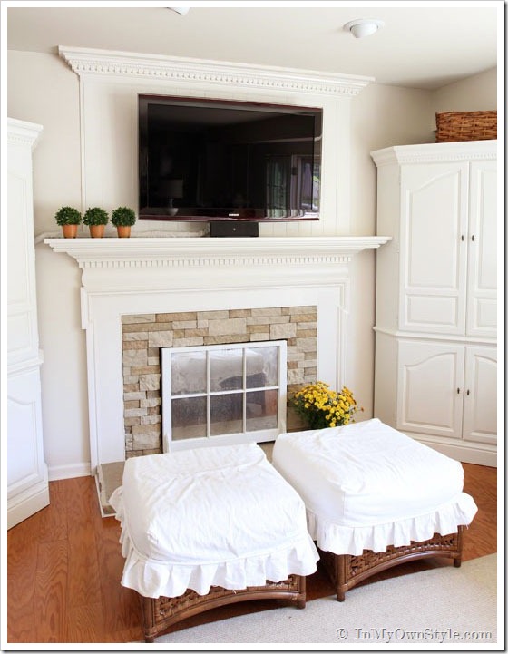 how to hide TV cords n a wall mounted TV