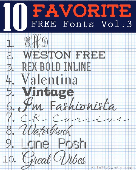 10 Free fonts to download
