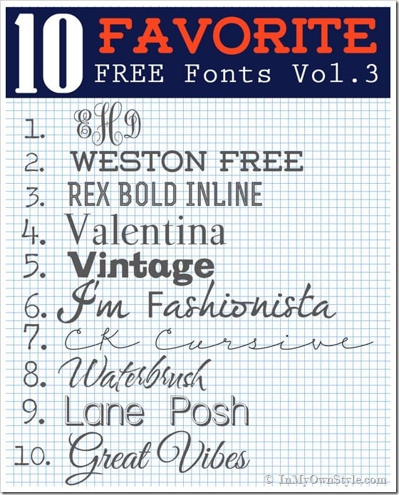 10 Free Fonts 10 Free Fonts to Download