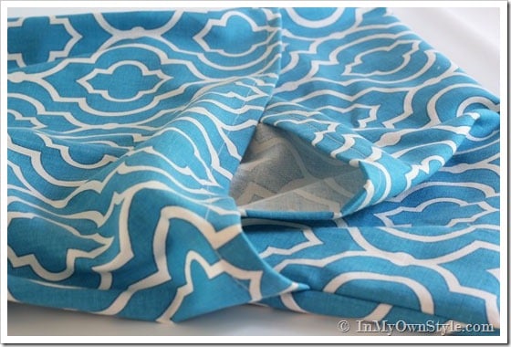 No Sewing Pattern needed Pillow cover