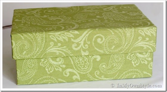 Fabric Covered Box Tutorial