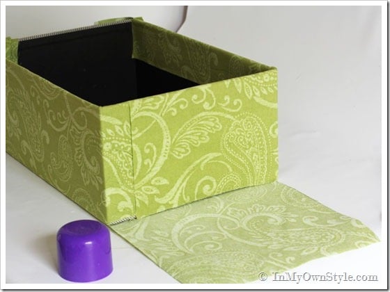 How to Make Fabric Covered Boxes