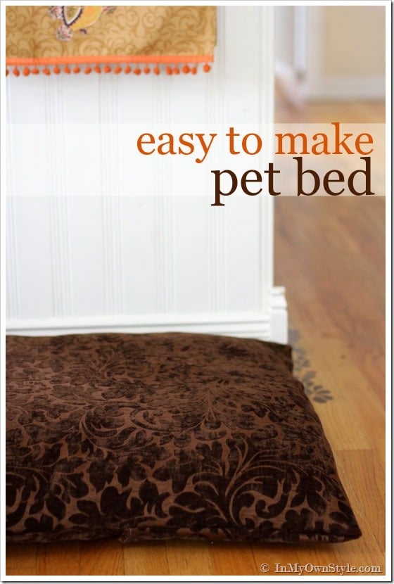How to make a dog or cat pet bed