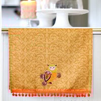 How to make an appliqued dishtowel