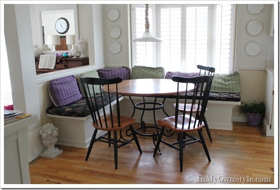 How to build a kitchen banquette