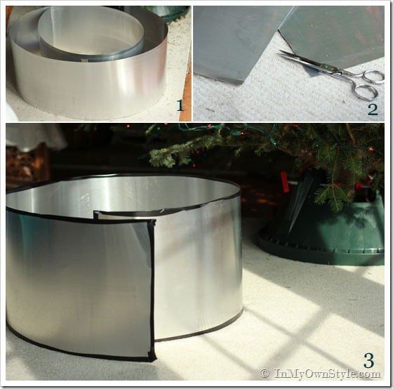 Metal Christmas Tree Skirt Tutorial
