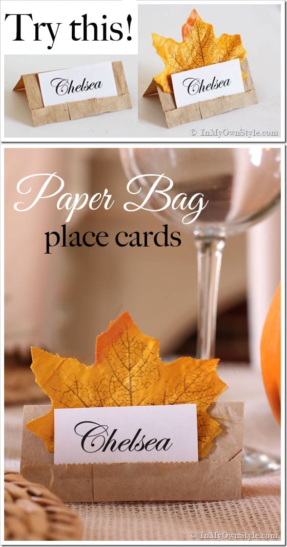 Make-this-place-card-using-brown-paper-lunch-bag