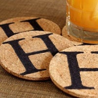 How to make Monogrammed Coasters