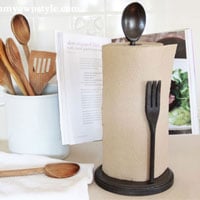 Pottery Barn Knock Off Paper Towel Holder