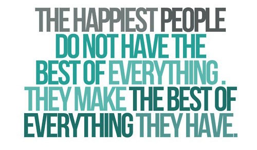 Happy people quote