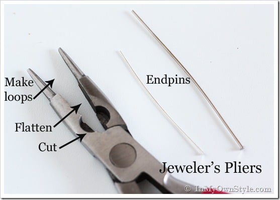 Jeweler's-Pliers with descriptions for what each section does.