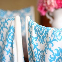 No Sew Chair Back Runners
