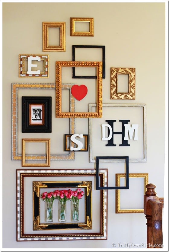 How to make a frame gallery wall