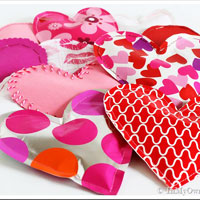 Valentine Candy Filled Hearts