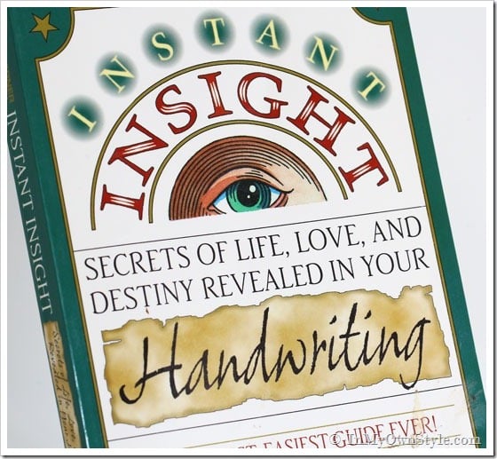 Book-Instant-Insight-to-Your-Handwriting