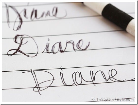 Pretty-handwriting tutorial