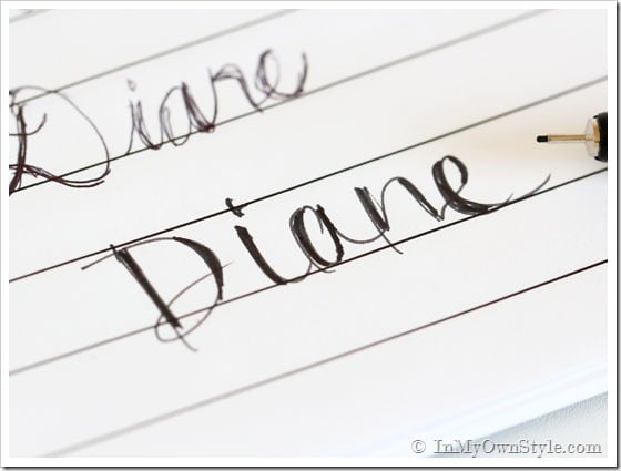 Pretty-handwriting how to