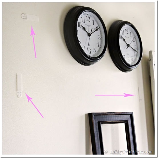 3M-Mudroom-How to hang wall art and clocks