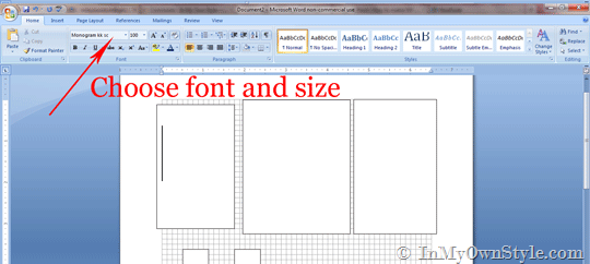 How To Create a Monogram Using MS Word