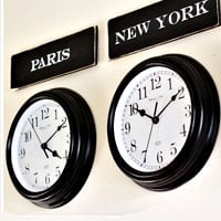 Decorating with clocks
