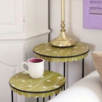 Furniture Makeover using wallpaper