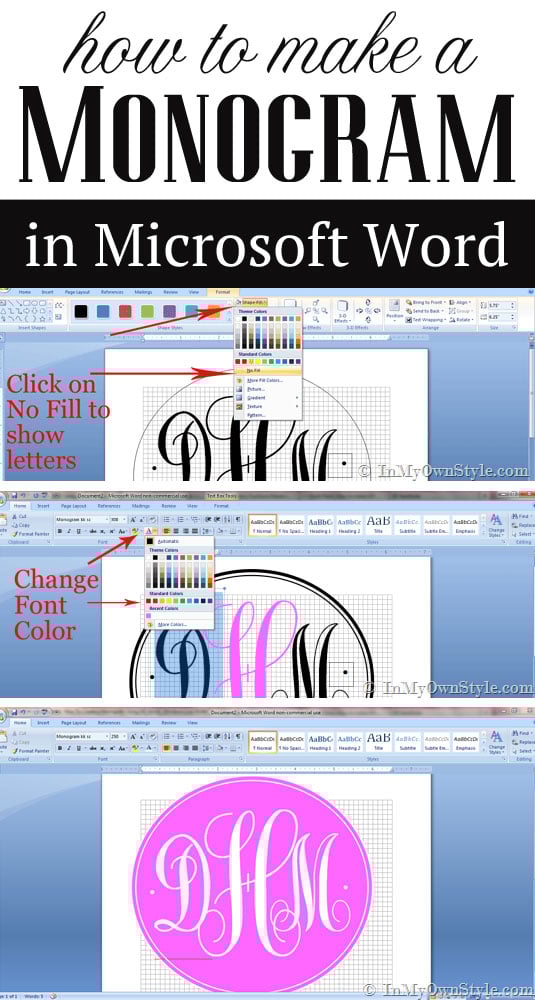 How-to-make-a-monogram-in-Microsoft-Word